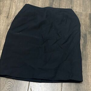 Talbots Elegant Black Pencil Skirt
